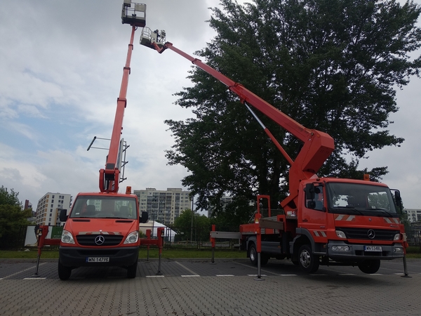 wynajem podnośnika koszowego Pruszków